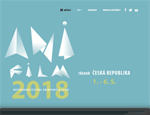 Tablet Screenshot of anifilm.cz